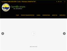 Tablet Screenshot of carrillotours.com